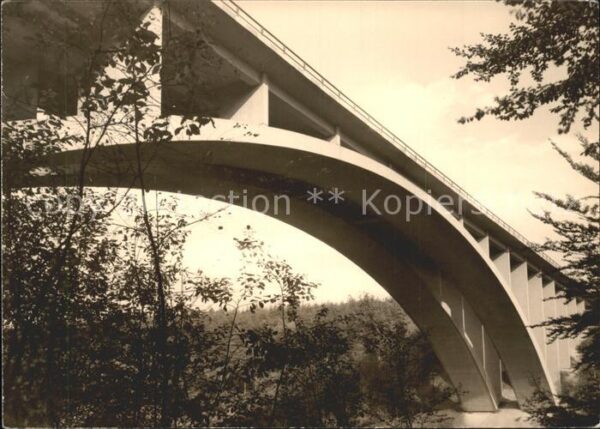 Bruecken Bauwerke Teufelstalbrücke Autobahn Dresden-Eisen
