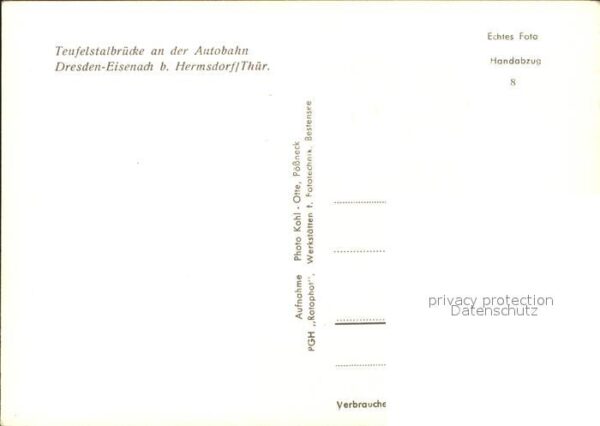 Bruecken Bauwerke Teufelstalbrücke Autobahn Dresden-Eisen – Bild 2