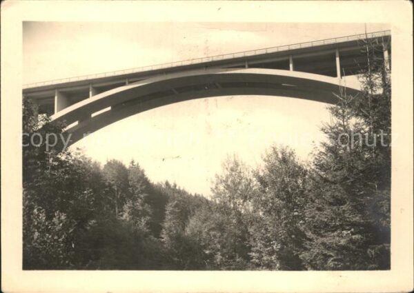 Bruecken Bauwerke Teufelstalbrücke Autobahn Dresden-Eisen