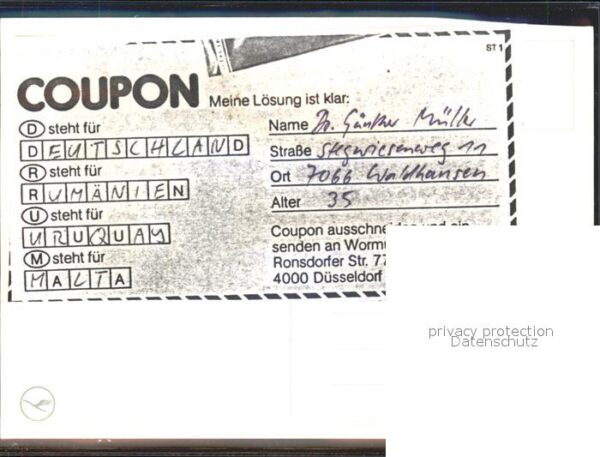 Lufthansa Flugzeug – Bild 2