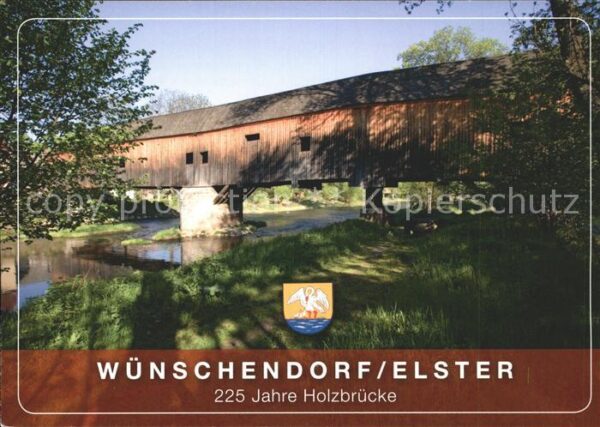 Wuenschendorf Elster Holzbrücke