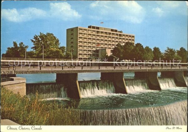 Ontario Canada Brücke Wasserfall