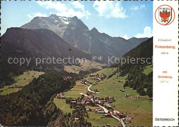 Finkenberg Tirol Erholungsort Finkenberg mit Grünberg