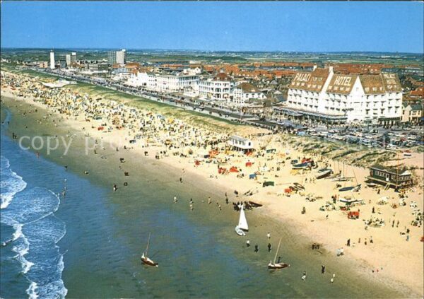 Noordwijk aan Zee  Strand Fliegeraufnahme