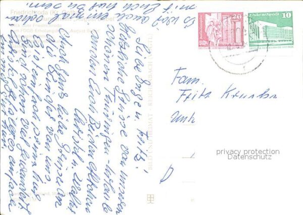 Gotha Thueringen FDGB Erholungsheim August Bebel – Bild 2
