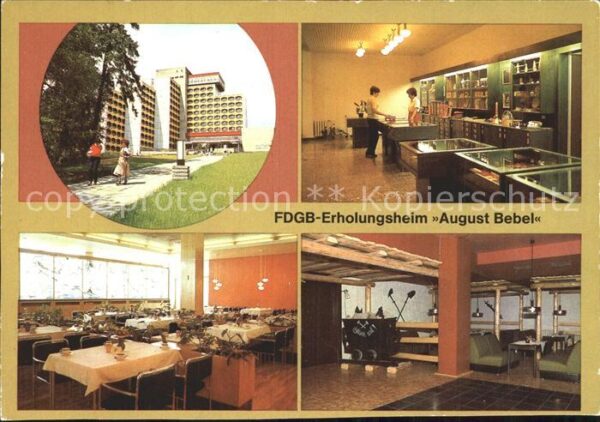 Gotha Thueringen FDGB Erholungsheim August Bebel