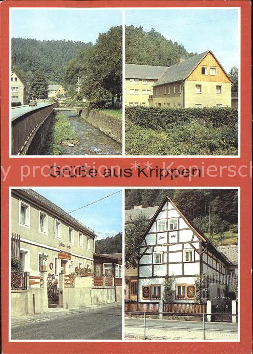 Krippen Bad Schandau Dorf Fluß, Brücke