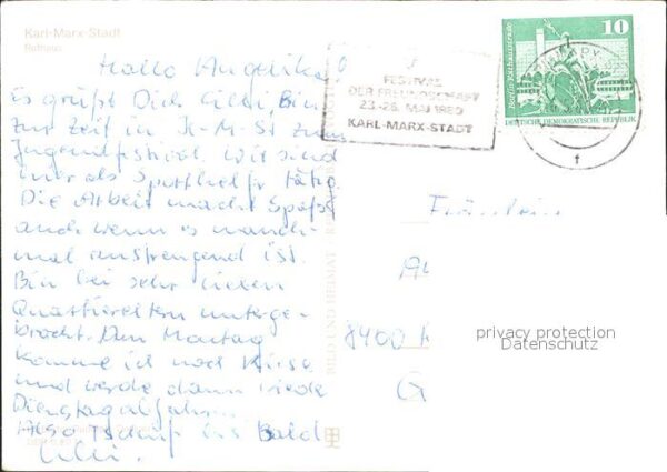 Karl-Marx-Stadt Rathaus – Bild 2