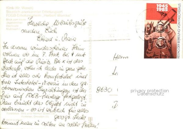 Waren Klink FDGB Erholungsheim Herbert Warnke – Bild 2