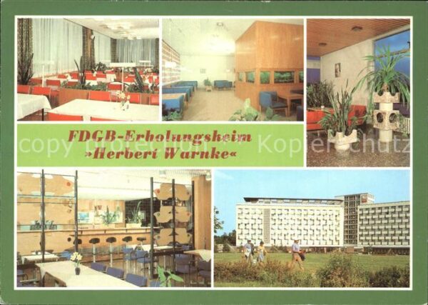 Waren Klink FDGB Erholungsheim Herbert Warnke Resta