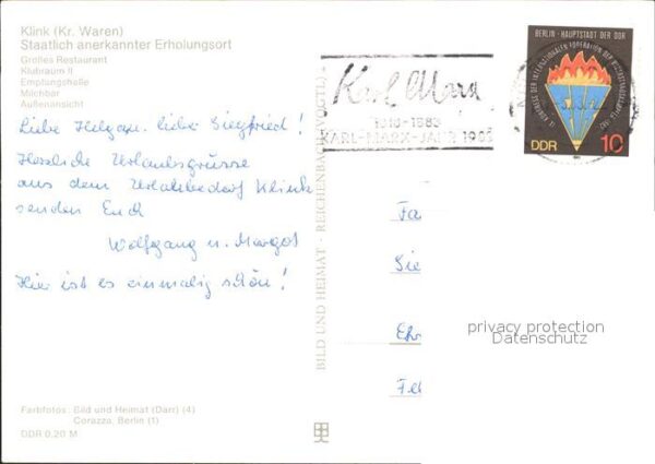 Waren Klink FDGB Erholungsheim Herbert Warnke – Bild 2