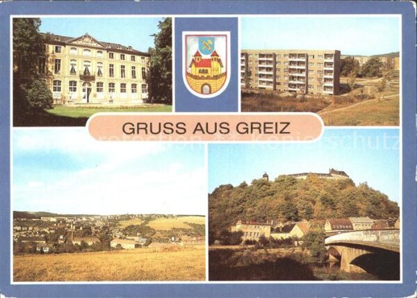 Greiz Thueringen SommerpalaisBlick zum oberen Schloß