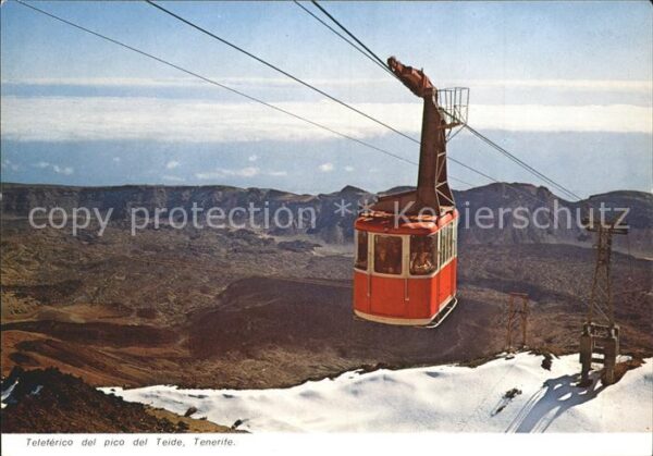 Tenerife Islas Canarias Teleferico del pico del