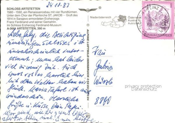Artstetten-Poebring Schloß Pfarrkirche St. Jakob, Ferdinand – Bild 2