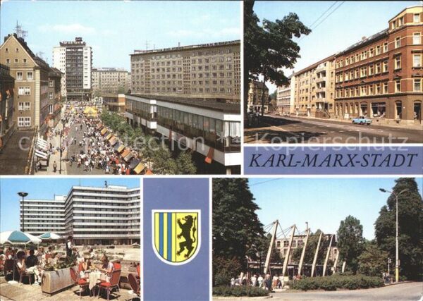 Karl-Marx-Stadt Klosterstrasse Mühlenstrasse, Busbahnho