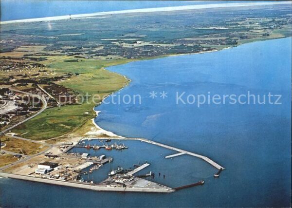 Havneby Fährhafen Fliegeraufnahme