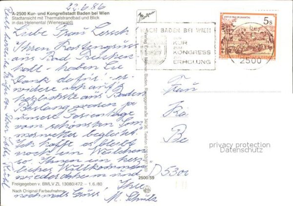 Baden Wien Kur und Kongreßstadt – Bild 2