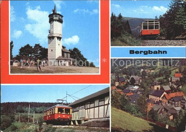 Bergbahn Oberweissbach Fröbelturm Cursdorf Berba