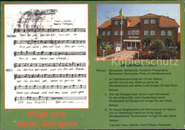 Bensersiel Hotel Röttgers Walzer-Lied