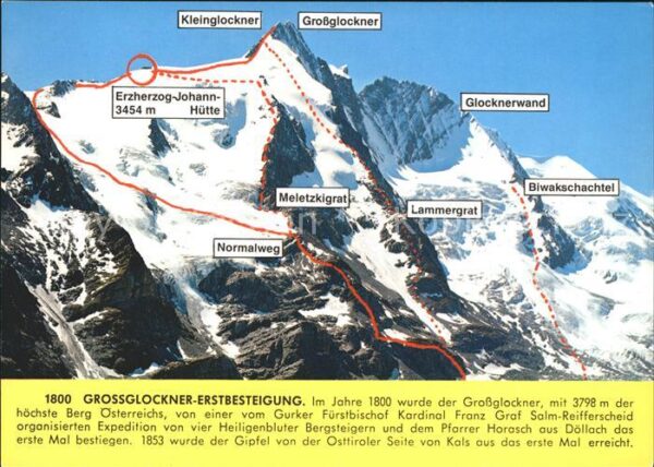 Grossglockner Touren und Routen für Bergsteiger