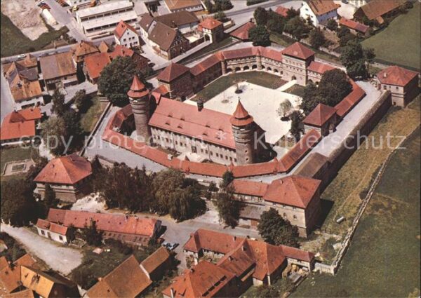 Lichtenau Mittelfranken Festung Lichtenau Fliegeraufnahme