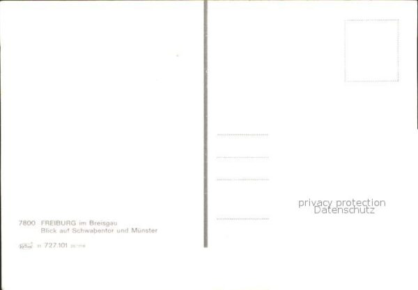 Freiburg Breisgau Schwabentor Münster – Bild 2