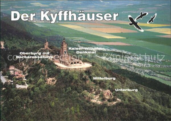 Kyffhaeuser Kaiser-Wilhelm-Denkmal Oberburg mit Bar