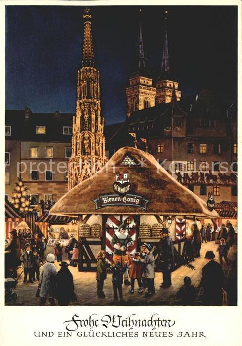 Nuernberg Christkindlesmarkt Türme St. Sebalduski