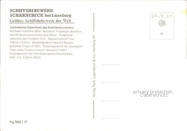 Scharnebeck Lueneburg Schiffshebewerk Fliegeraufnahme – Bild 2