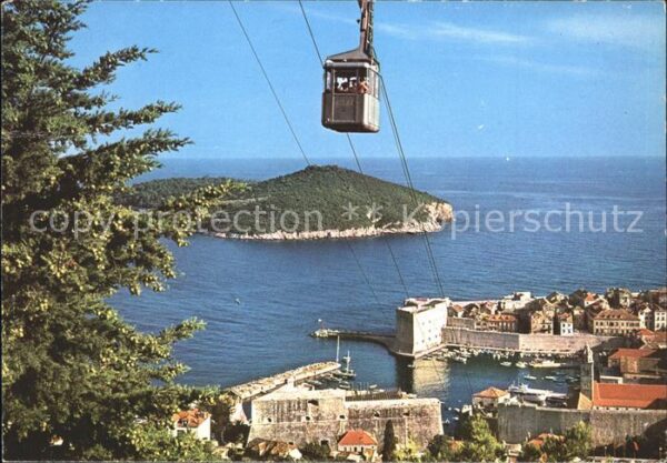Dubrovnik Ragusa Lokrum Seilbahn