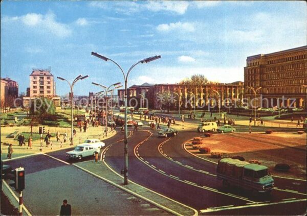 Warszawa Rondo u zbiegu alei Jerozolimskich i ul