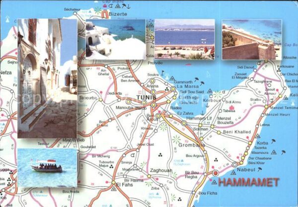 Hammamet Landkarte