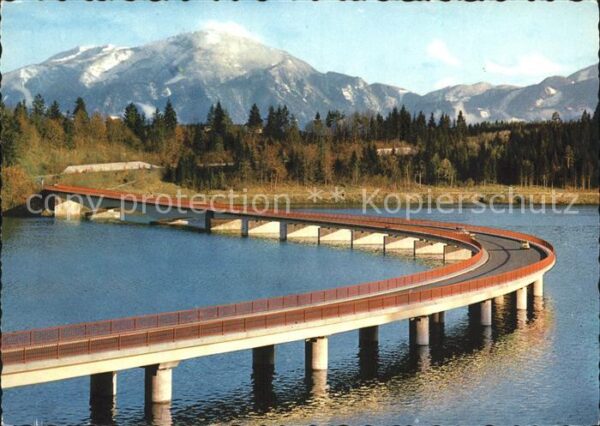 Voelkermarkt Voelkermarkter-Stausee Brücke Petzen