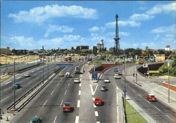 Berlin Stadtautobahn Funkturm