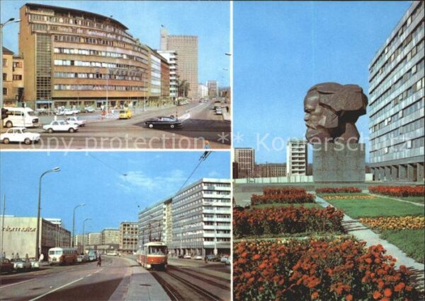 Karl-Marx-Stadt Karl-Marx-Allee Strasse der Nationen