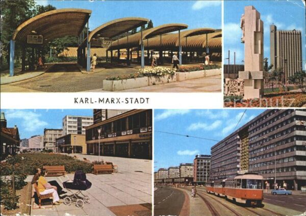 Karl-Marx-Stadt Karl-Marx-Allee Interhotel Kongress Ens