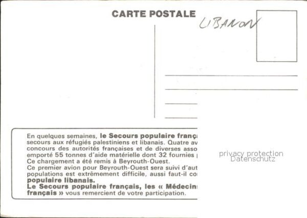 Libanon Secours populaire francais – Bild 2