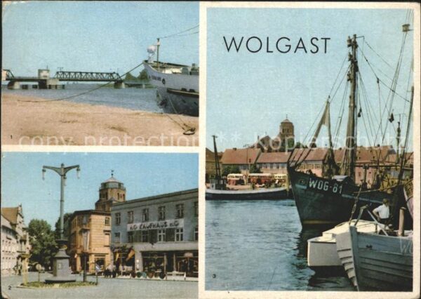 Wolgast Mecklenburg-Vorpommern Dampferanlegestelle Platz der Jugend Ha