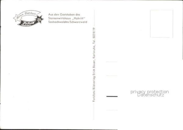 Sasbachwalden Wirtshaus Hohritt – Bild 2
