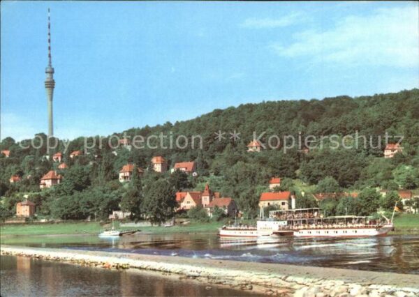 Dresden Weiße Flotte Fersehturm