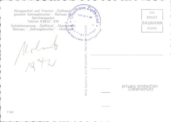 Ramsau Berchtesgaden Berggasthof und Pension Zipfhäusl – Bild 2
