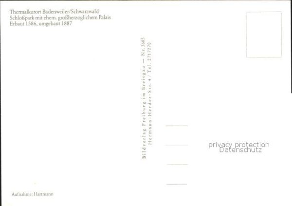 Badenweiler Schlosspark Palais – Bild 2