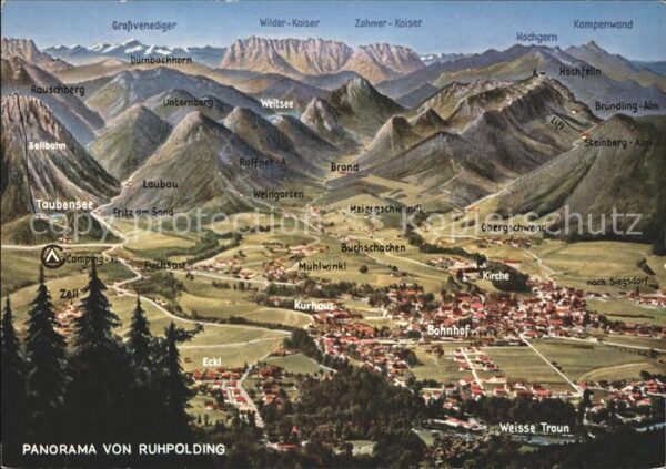 Ruhpolding Fliegeraufnahme
