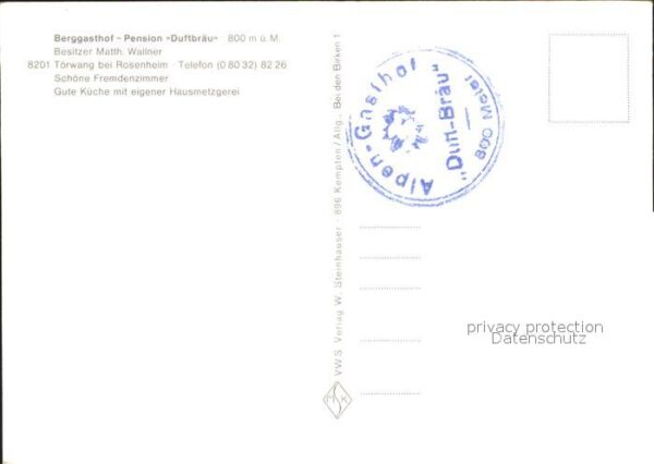Toerwang Berggasthof Pension Duftbräu – Bild 2
