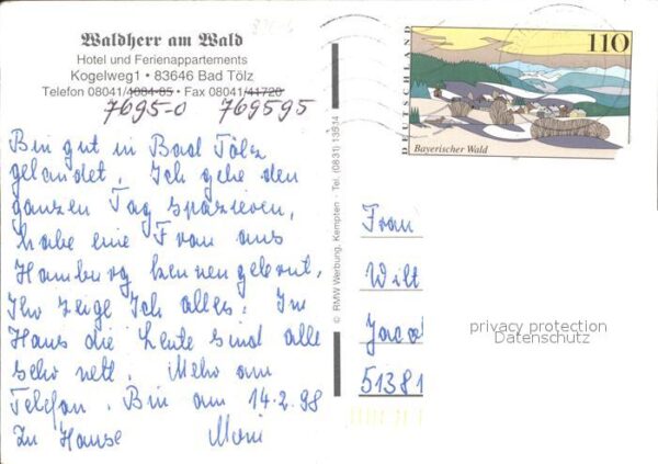 Bad Toelz Hotel Waldherr am Wald – Bild 2
