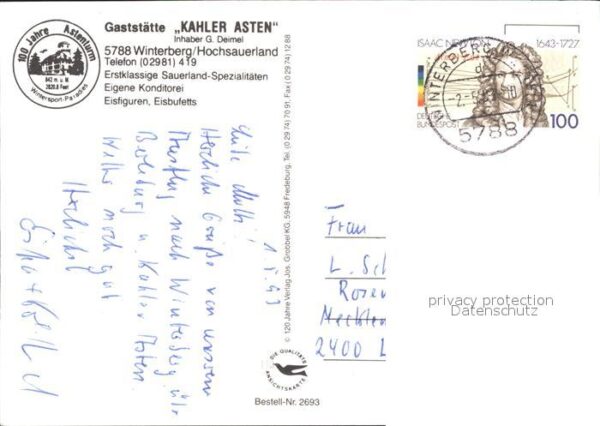 Winterberg Hochsauerland Gaststätte Kahler Asten – Bild 2