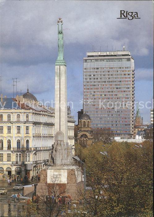 Riga Lettland Monument to Liberty