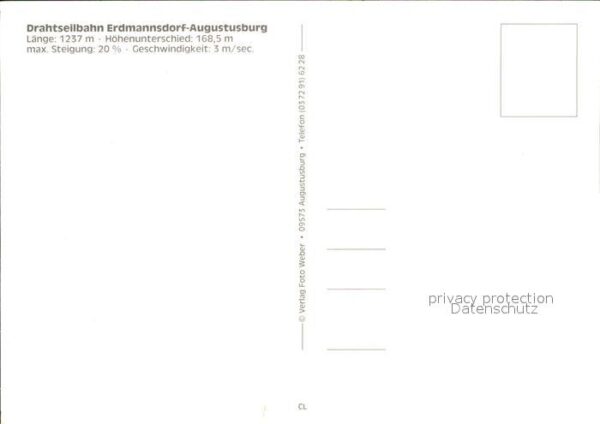 Erdmannsdorf Augustusburg Drahtseilbahn – Bild 2