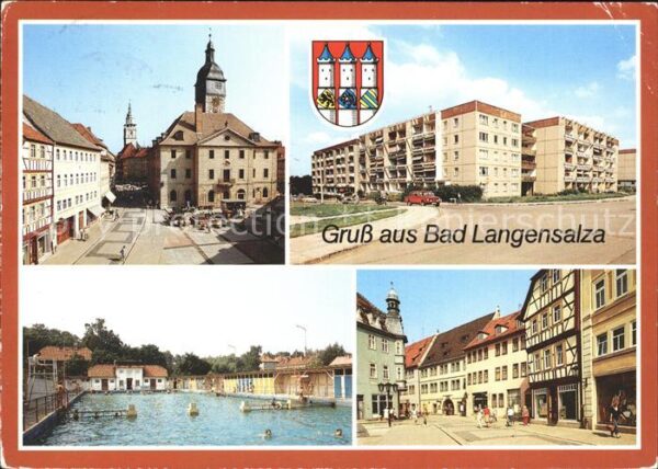 Bad Langensalza Rathaus Freibad Neumarkt