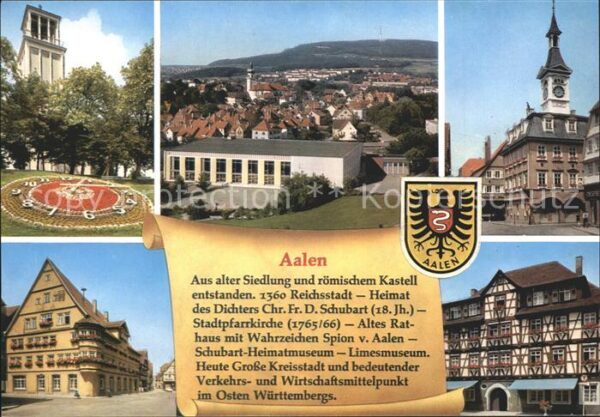 Aalen Stadtpfarrkirche Altes Rathaus mit Spio